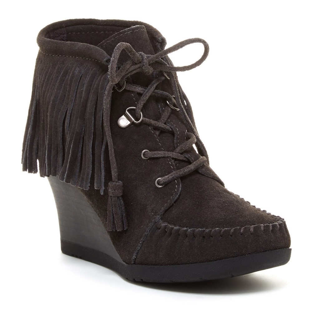Lace-Up Fringe Minnetonka Bootie